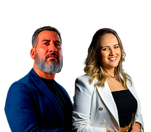 Cadri Awad e Bruna Nunes