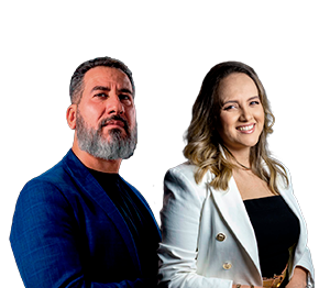 Cadri Awad e Bruna Nunes